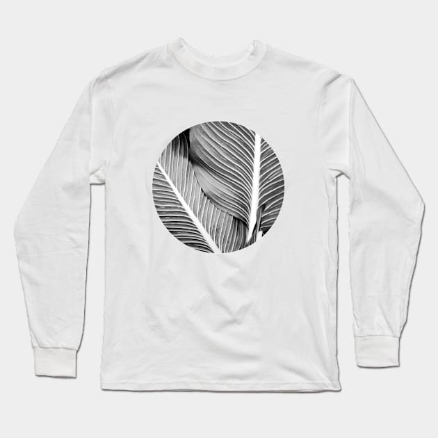 Tropical Leafs Long Sleeve T-Shirt by froileinjuno